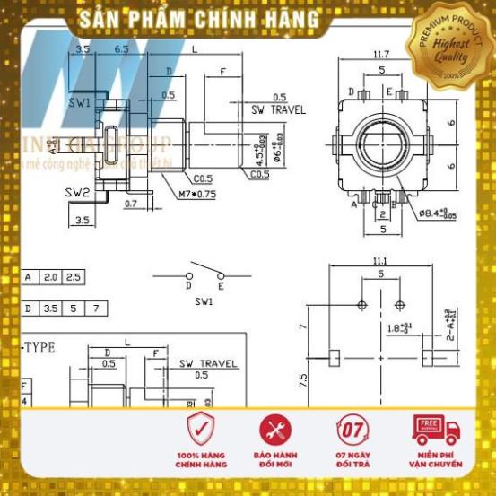 Công Tắc Vô Cấp EC11