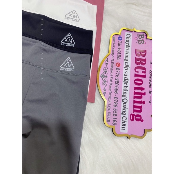 Quần legging lửng cho bé gái chất thun mát dáng thể thao cực đẹp mẫu hot nhât hè 2021 (hàng Quảng Châu cao cấp) | BigBuy360 - bigbuy360.vn