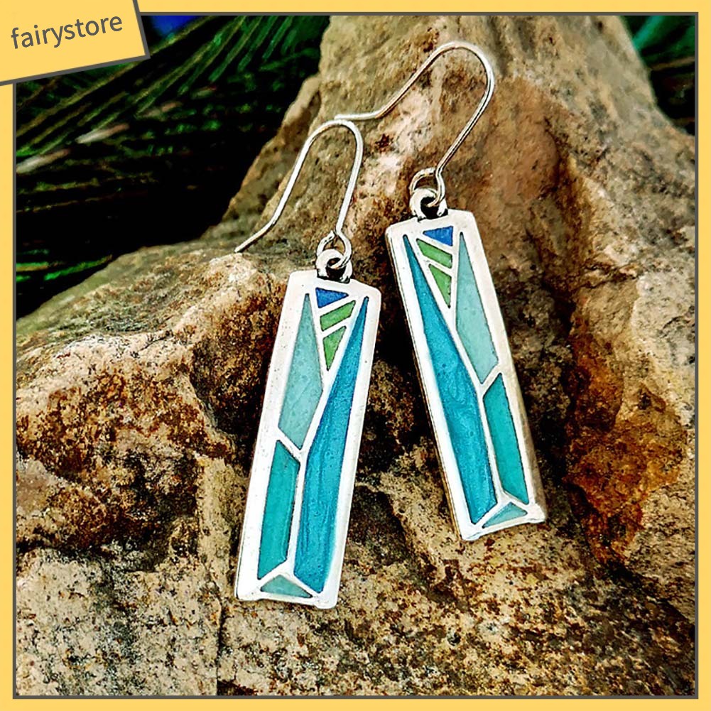 Hoa tai nữ hình ngọn lửa phong cách vintage xinh xắn