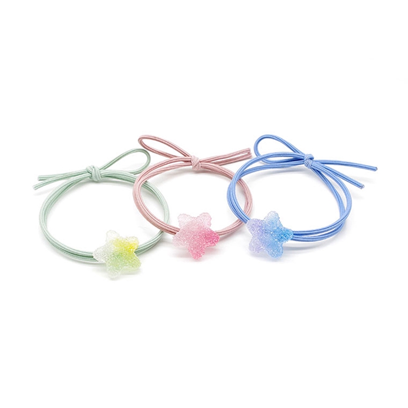 Dây cột tóc nhiều màu đáng yêu trẻ trung cho nữ