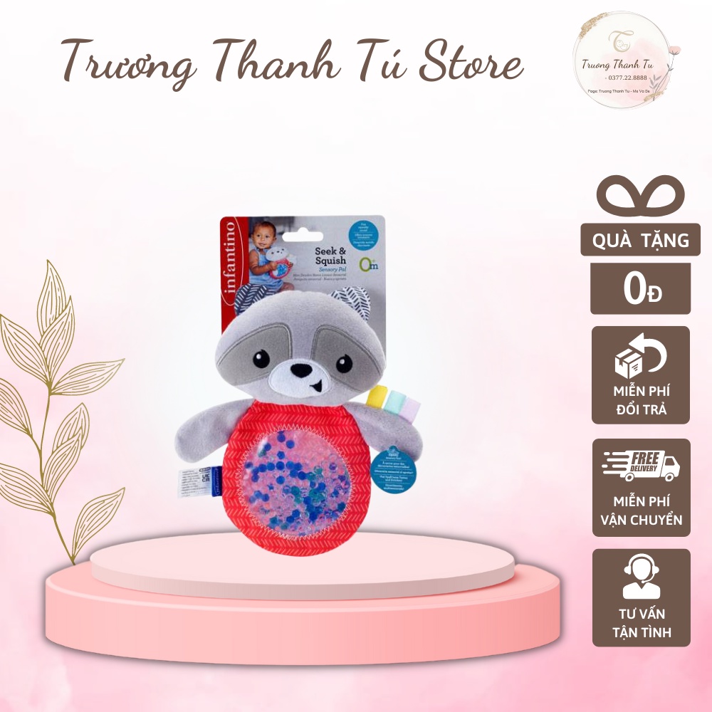 Đồ Chơi Cáo Cú Cầm Tay Bụng Nở - Seek &amp; Squish Sensory Pal
