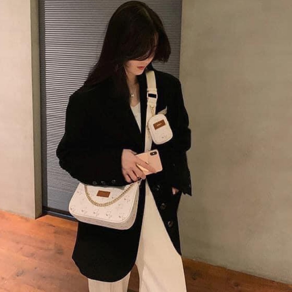 Túi Xách Nữ, Túi Đeo Chéo Nữ Spoony Dây Đeo Bảng To Hàng Quảng Xinh Đẹp TX019108