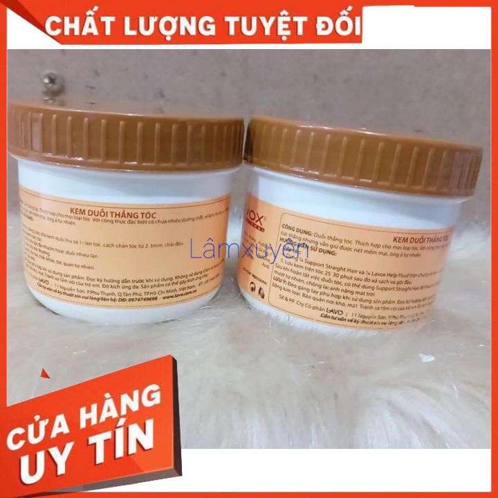 KEM DUỖI TÓC THẲNG LAVOX NANO COMPLEX( TÓC KHỎE )150 Ml×2