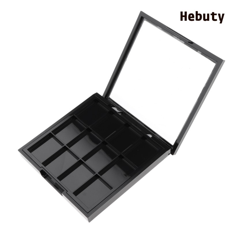 Bảng rỗng hình vuông chia 12 ô đựng phấn mắt, má hồng, son môi DIY