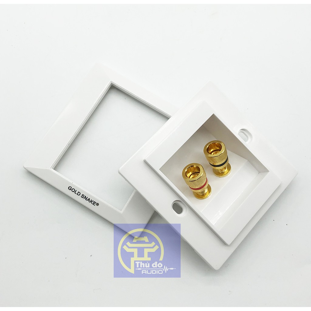 01 cái hậu loa 2 cọc Gold Snake cao cấp - Cọc loa đôi Gold Snake - Trạm loa, máng loa