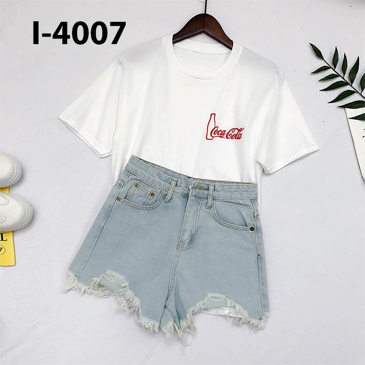 Áo Thun Nữ Tay Ngắn Logo Coca Cola