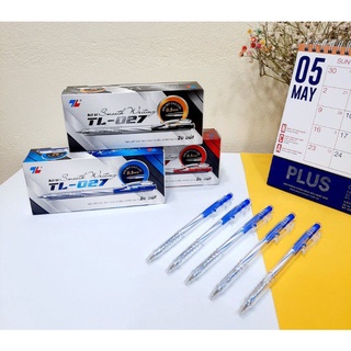 Hộp 20 bút bi TL-027 nét nhỏ 0.5mm (xanh - đen - đỏ)