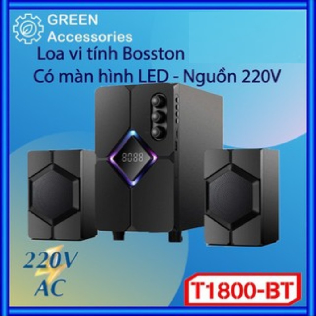 Loa Máy Tính Để Bàn Bosston T1800 Chính Hãng Loa PC 2.1 - Bảo hành 12 tháng !!!