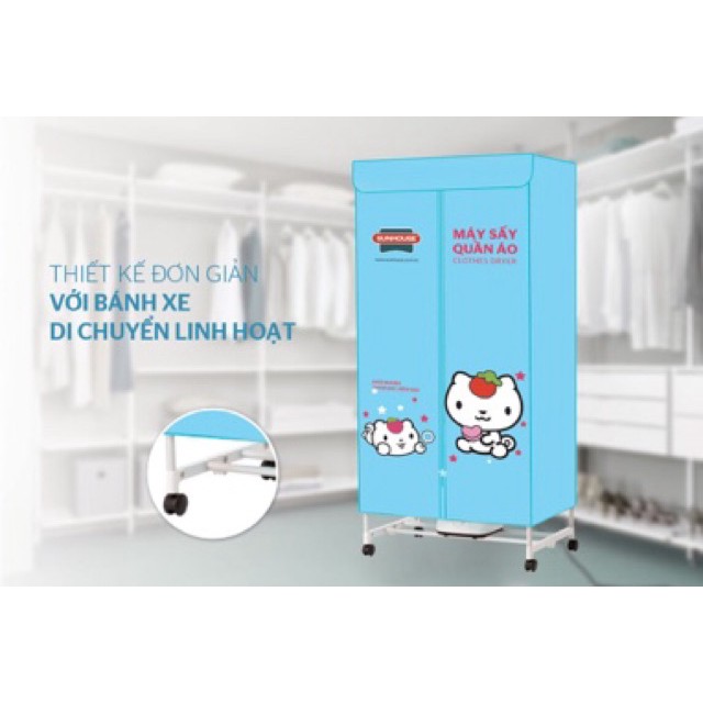 🍀Tủ Sấy Quần Áo Sunhouse SHD2702 BH Chính Hãng 12 Tháng