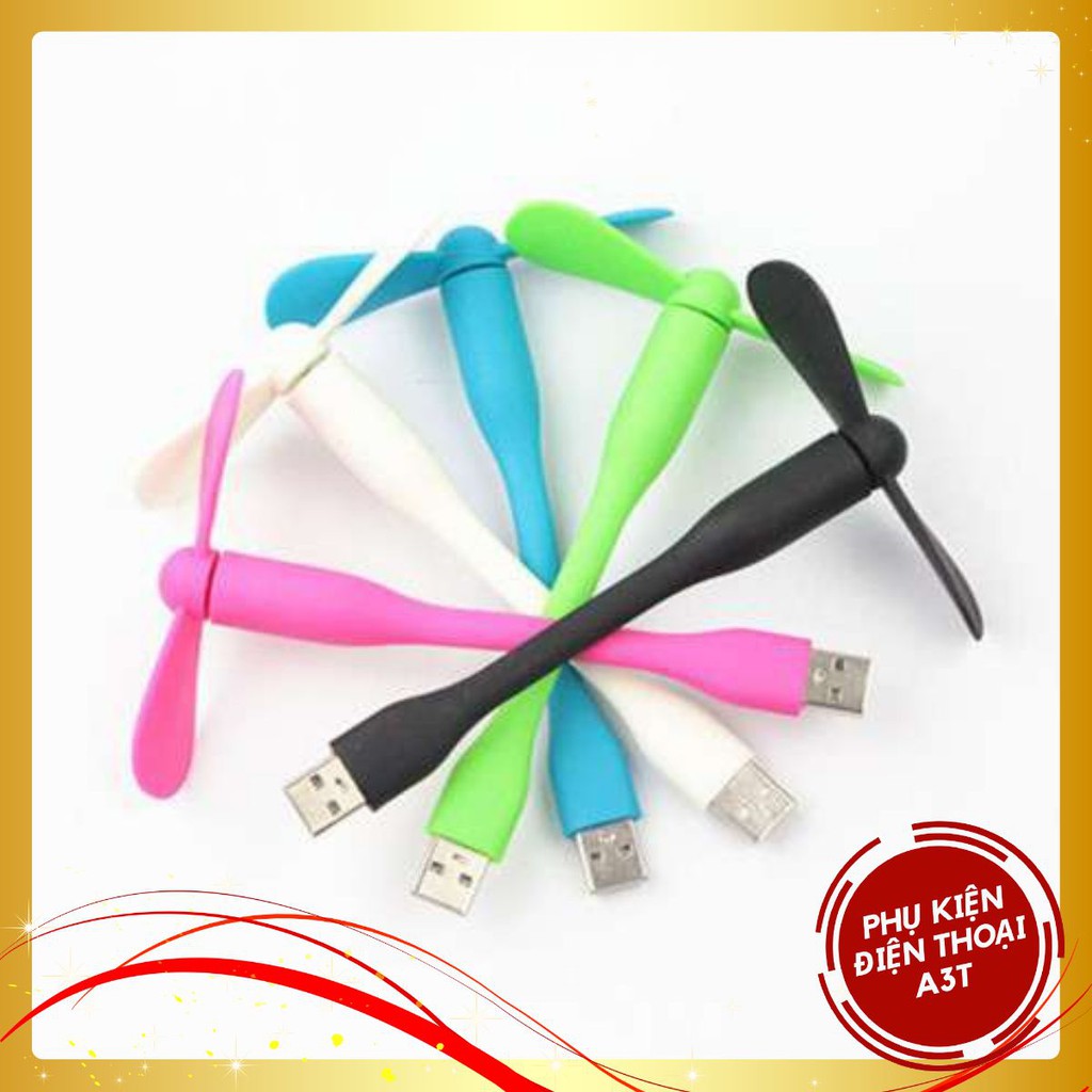 [Mã ELHA22 giảm 5% đơn 300K] Quạt mini đầu cắm USB cho máy tính/notebook kích thước 17x9cm mẫu mới 2021