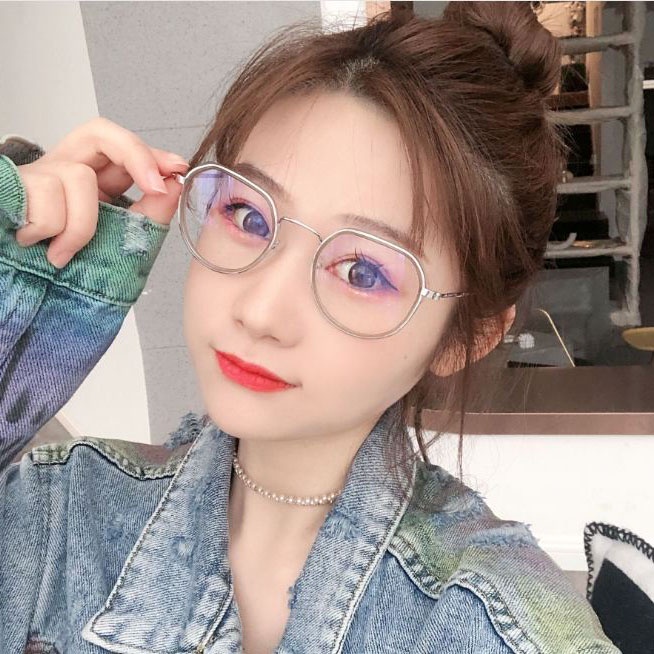 Kính giả cận thời trang phong cách Hàn Quốc Unisex mắt kính không độ chống tia UV đẹp giá rẻ HANASO 044