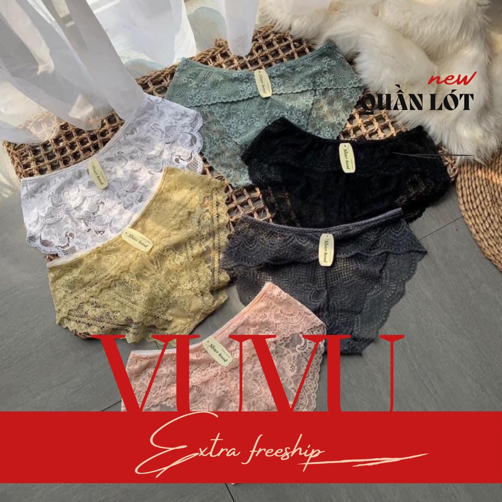 Quần Lót Ren Quần Lót Sexy - Đồ Lót Gợi Cảm Không Viền- Vải Xuyên Thấu - Đủ Màu | BigBuy360 - bigbuy360.vn