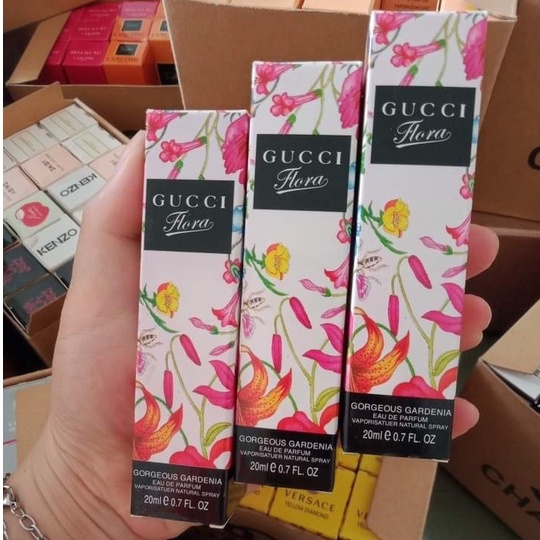Nước hoa mini gucci hoa nữ chai 20ml dạng xịt- mẫu 4d- Mùi gucci hoa- flora