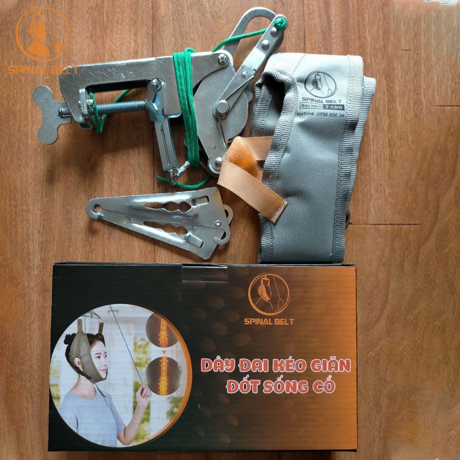 Đai Kéo Dãn Cột Sống Cổ Spinal Belt Cho Người Thoát Vị Đĩa Đệm, Thoái Hóa Đốt Sống Cổ