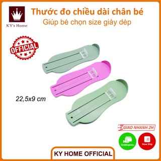 Thước đo kích thước chiều dài chân cho bé 22,5 cm