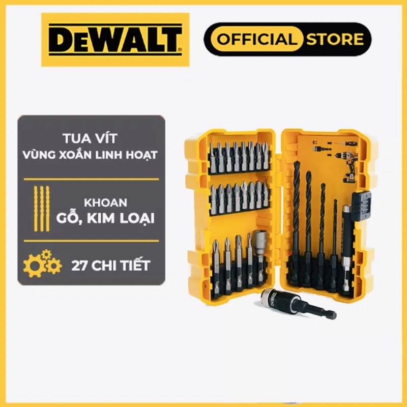 Bộ Mũi Dewalt 27 Chi Tiết Cao Cấp