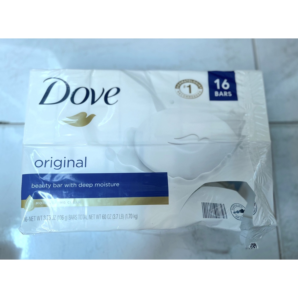 Xà phòng cục Dove Original Beauty Bar 106g - Sản xuất Canada - Có lựa chọn