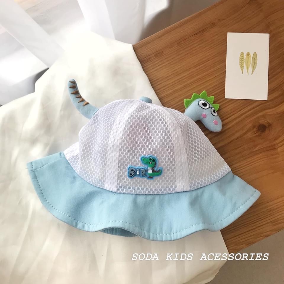Mũ vành cho bé trai mùa hè (4 mẫu)