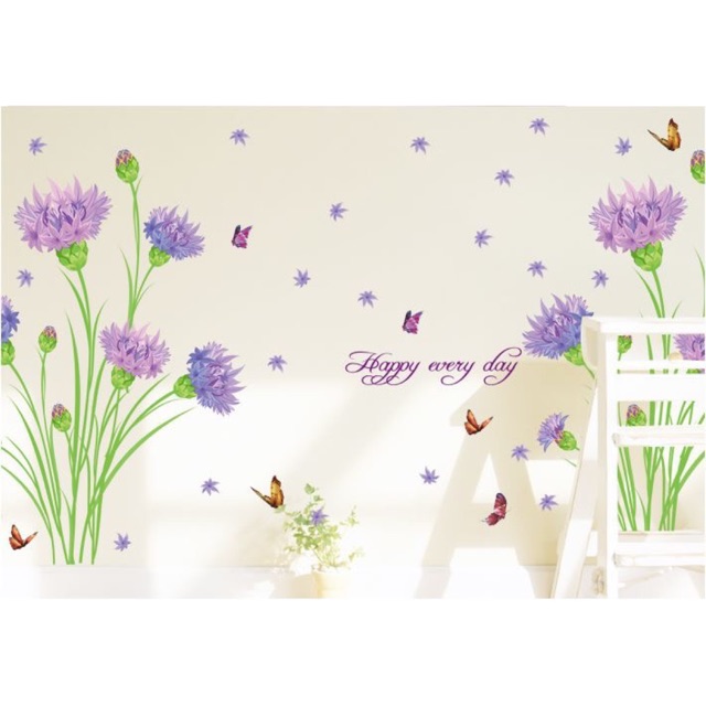 Decal hoa cẩm chướng 