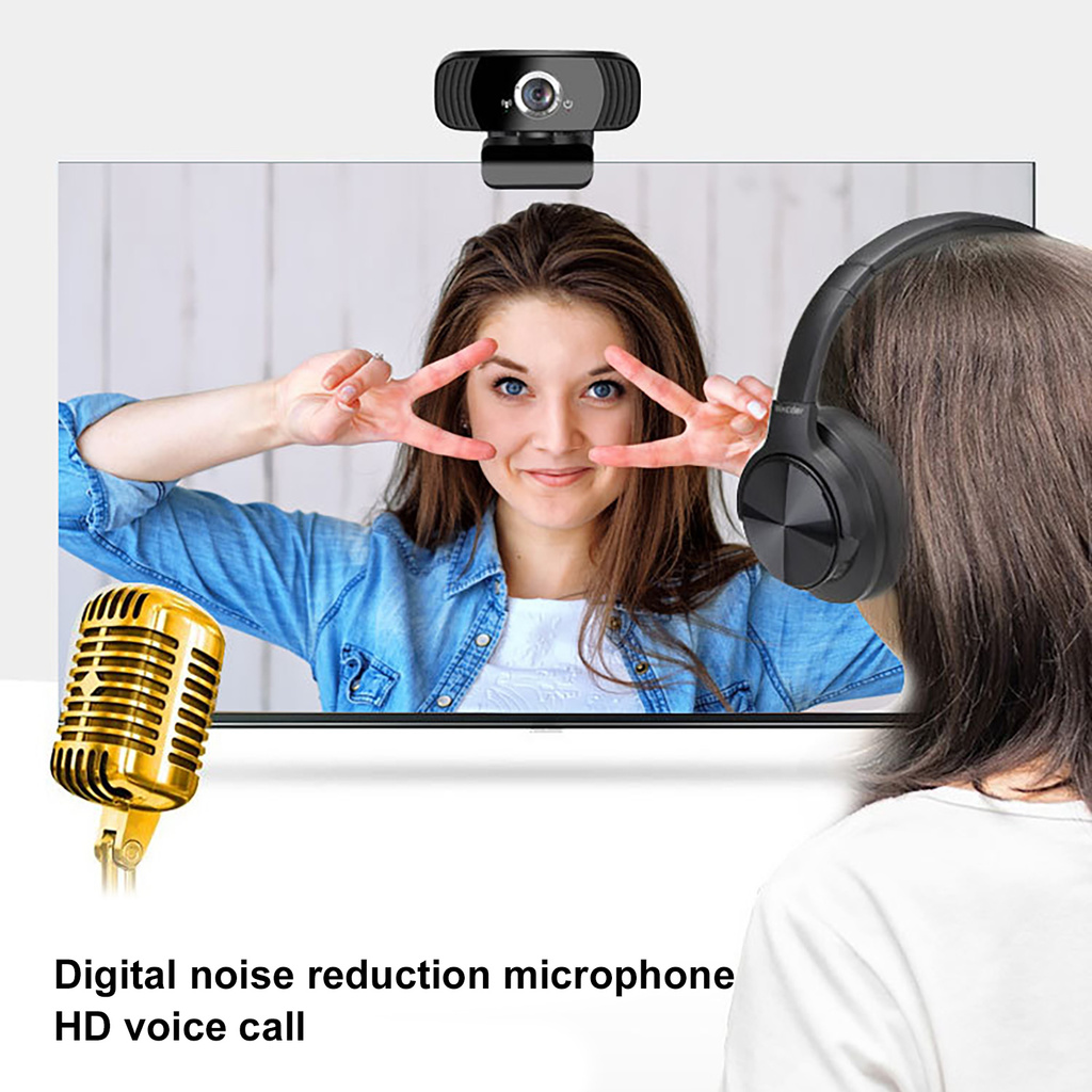 Webcamb3 Hd 1080p Kèm Micro Tiện Dụng Cho Máy Tính