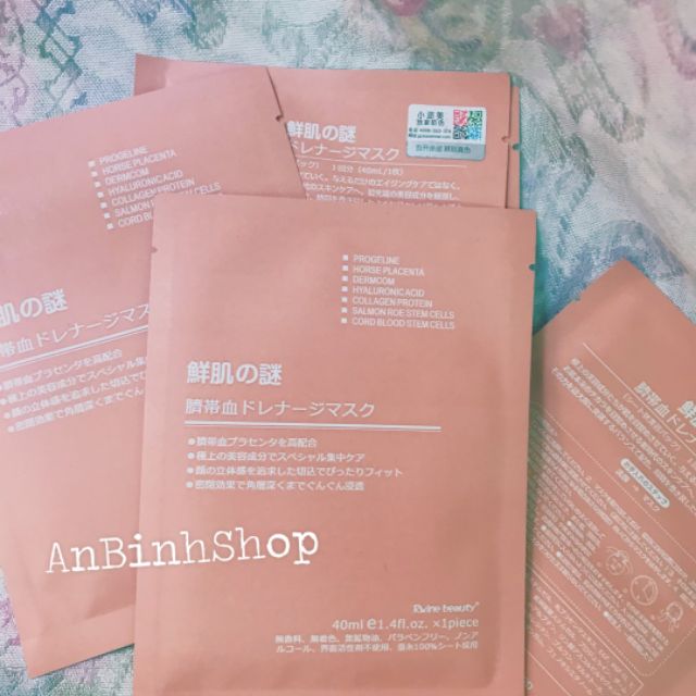 |MUA 10 TẶNG 1| Mặt Nạ Nhau Thai Tế Bào Gốc Rwine Beauty Stem Cell Placenta Mask | Thế Giới Skin Care