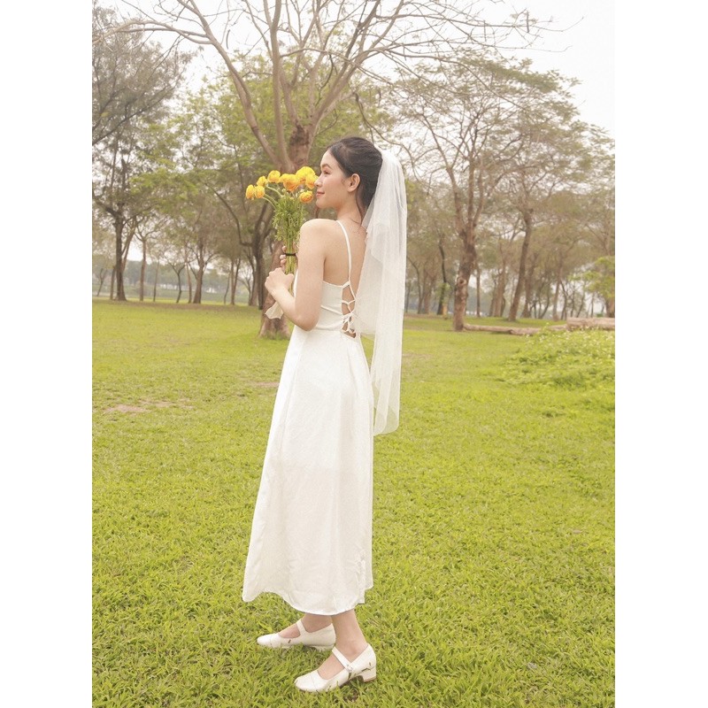 VÁY ĐI CHƠI/ĐI BIỂN - NERITA DRESS - VÁY MAXI HAI DÂY ĐAN LƯNG DÁNG DÀI - V0122