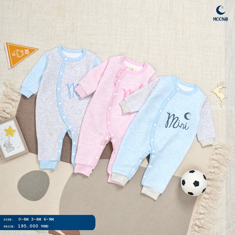 body trần bông Moon cho bé 0-12m