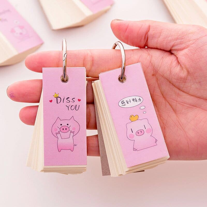 Sổ Học Từ Vựng Thẻ Học Từ Vựng Flashcard Có Móc Treo Tiện Dụng