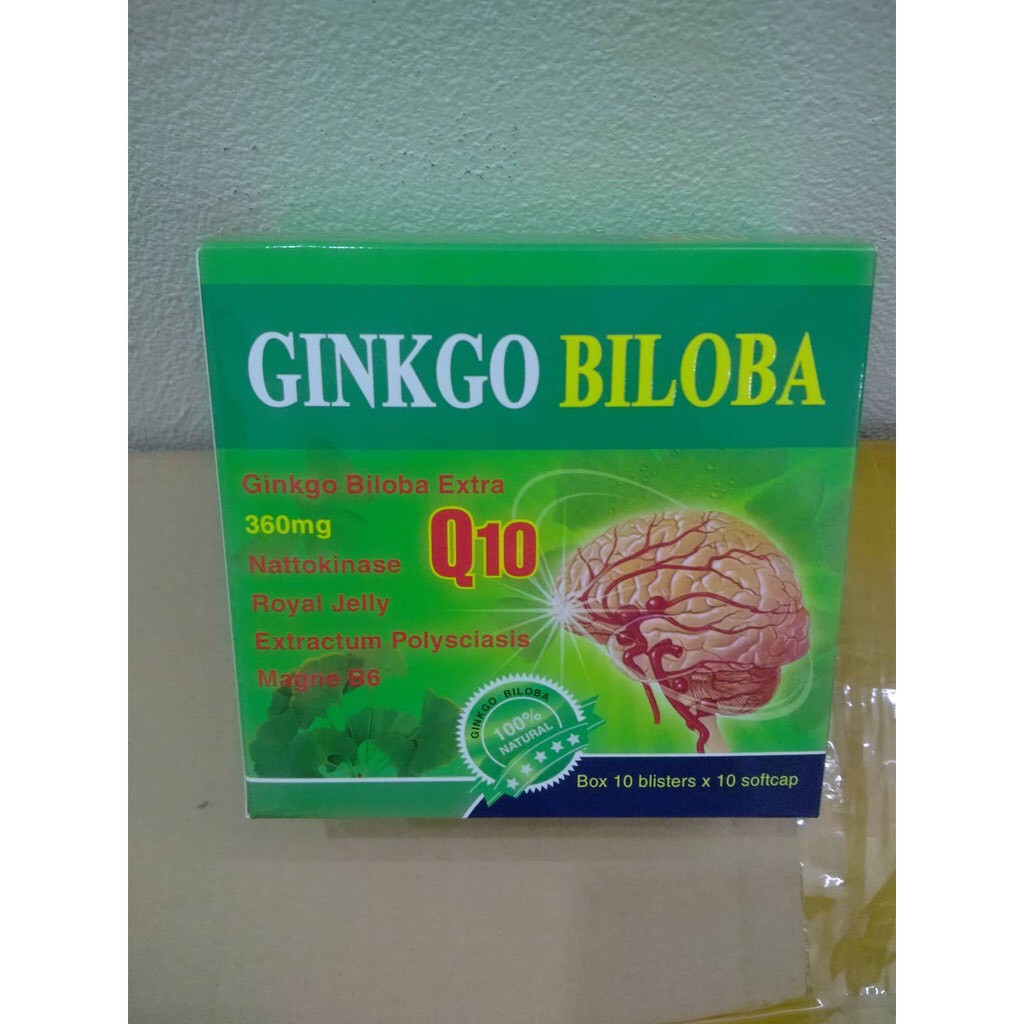 Viên uống bổ não Ginkgo Biloba 240mg (hộp màu xanh )