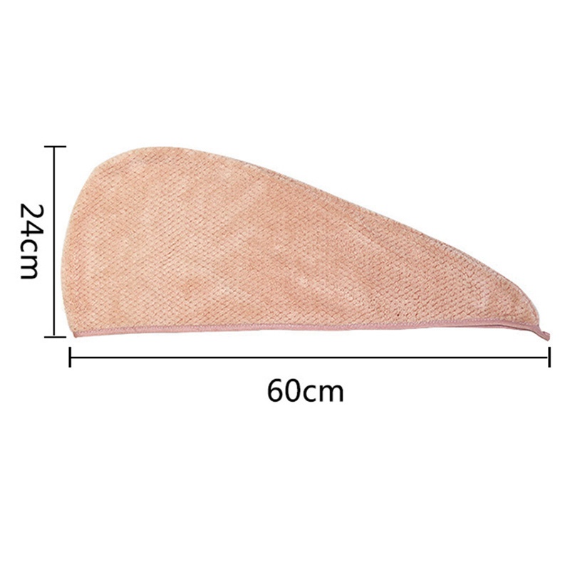 [Hàng mới về] Mũ trùm đầu làm khô tóc siêu thấm hút có nút cài tiện lợi