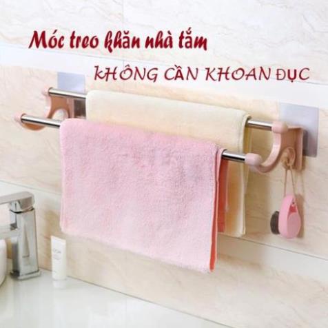 Giá treo khăn đa năng 2 tầng (LOẠI DÁN) Giá Gốc