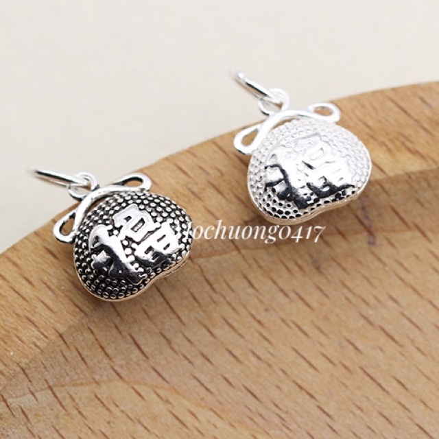 CHUYÊN SỈ  Charm túi tiền bạc hàng siêu đẹp - Bạc tốt loại 1, PH213