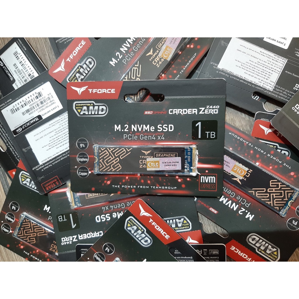 Ổ Cứng SSD 1TB TeamGroup T-Force Cardea Zero Z440 NVMe M2 PCIe Gen4 x4 2280 - Bảo Hành 5 Năm Bởi Thùy Linh | BigBuy360 - bigbuy360.vn