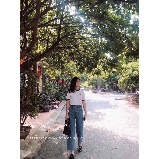 Quần Baggy Jeans Nữ Phong Cách OHS260
