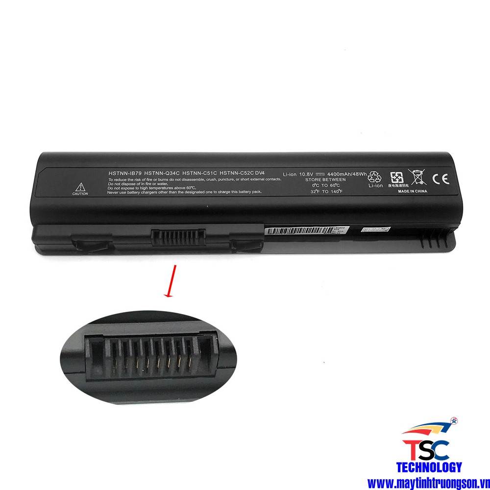 Pin Laptop HP DV4 CQ40 CQ50 CQ60 CQ41 CQ70 CQ71 (Battery HP DV4) Chính Hãng Nhập Khẩu