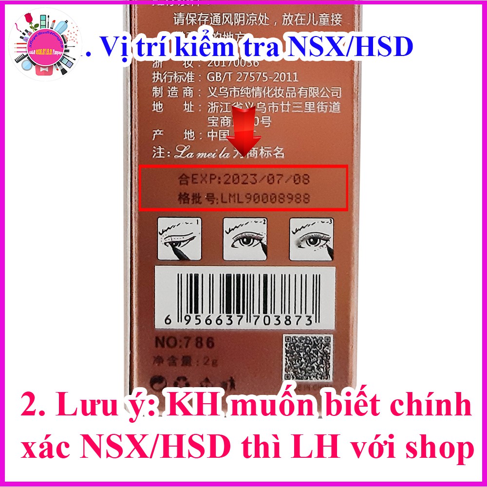 Bút Dạ Kẻ Mắt Nước LAMEILA Eyeliner Pen Chống Trôi | BigBuy360 - bigbuy360.vn