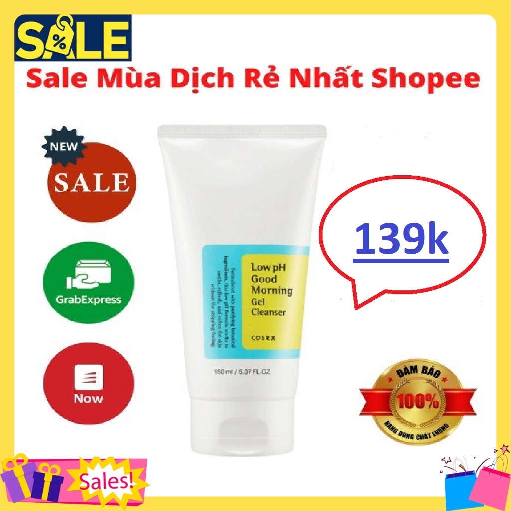 Sữa rửa mặt Cosrx Low pH Good Morning Gel Cleanser | BigBuy360 - bigbuy360.vn