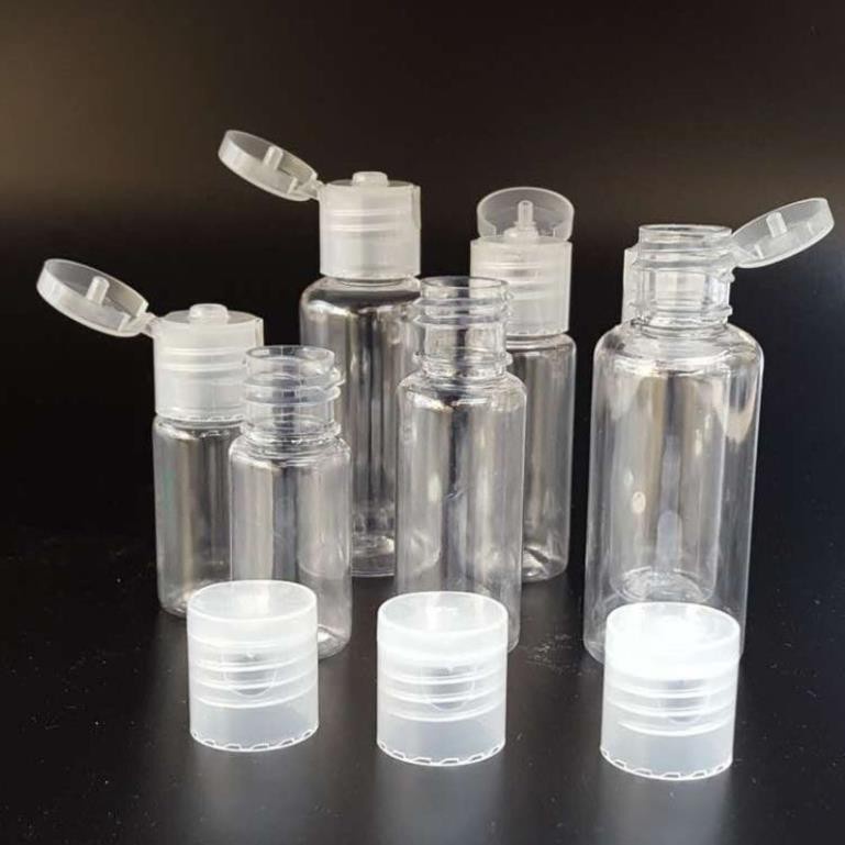 [20ml/30ml] Chai lọ nhựa pet nắp bật đựng gel, dung dịch chất lỏng