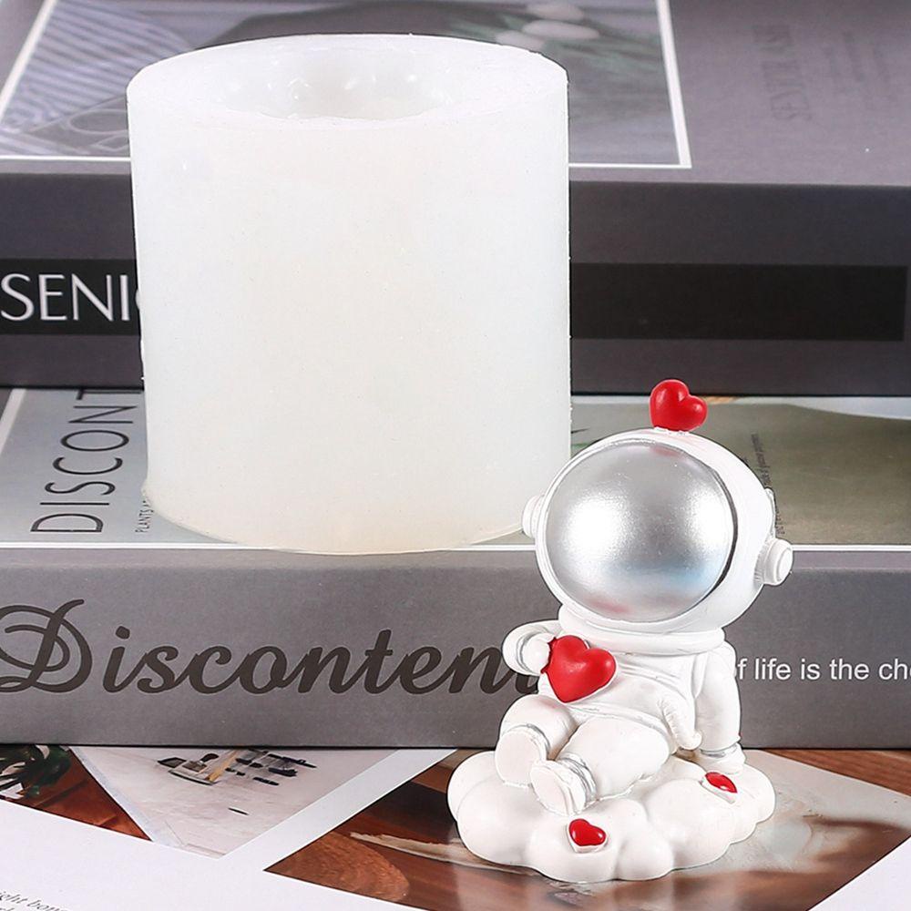 1 Khuôn Silicone Làm Bánh Hình Phi Hành Gia 3D DIY