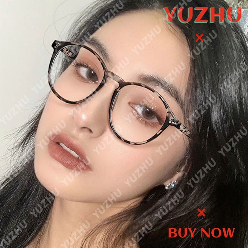 Mắt kính gọng tròn chống ánh sáng xanh kiểu Hàn Quốc nhiều màu trẻ trung hợp thời trang
