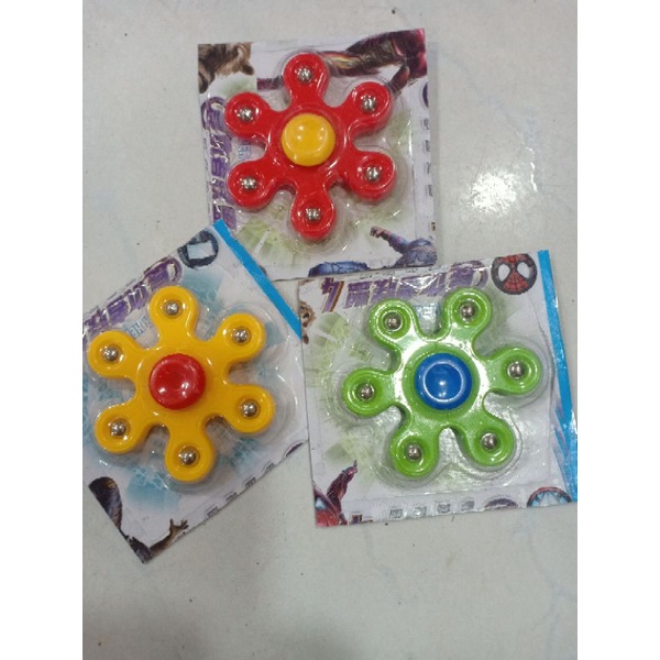 Hand Spinner – Fidget Spinner 6 cánh nhựa ABS đủ mầu .