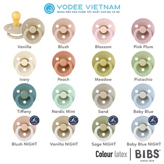 Núm ti BIBS Colour tặng kèm nắp đậy ti cho bé