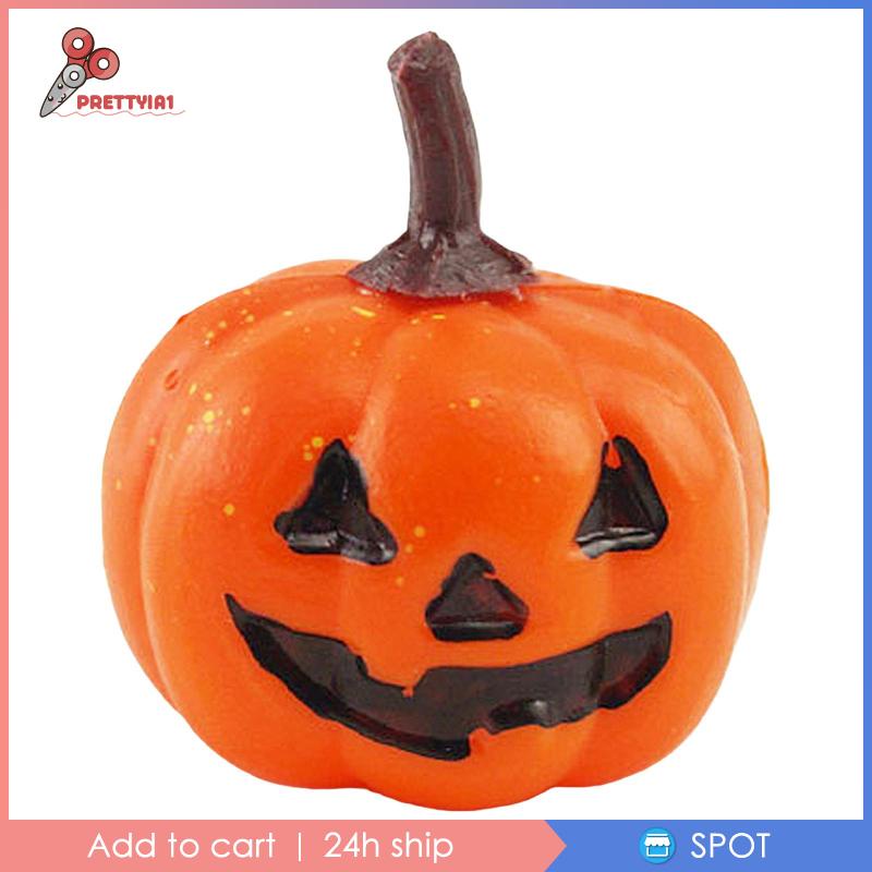 [Prettyia1] 16 Miếng Xốp Hình Bí Ngô Phong Cách Nông Trại Halloween