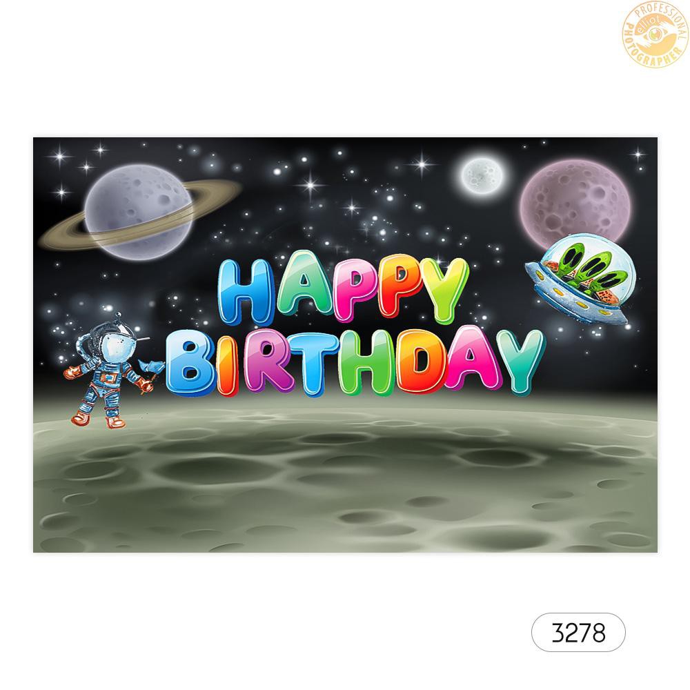 Phông Nền Chụp Ảnh Hình Chữ Happy Birthday Elt7x5ft # 3279