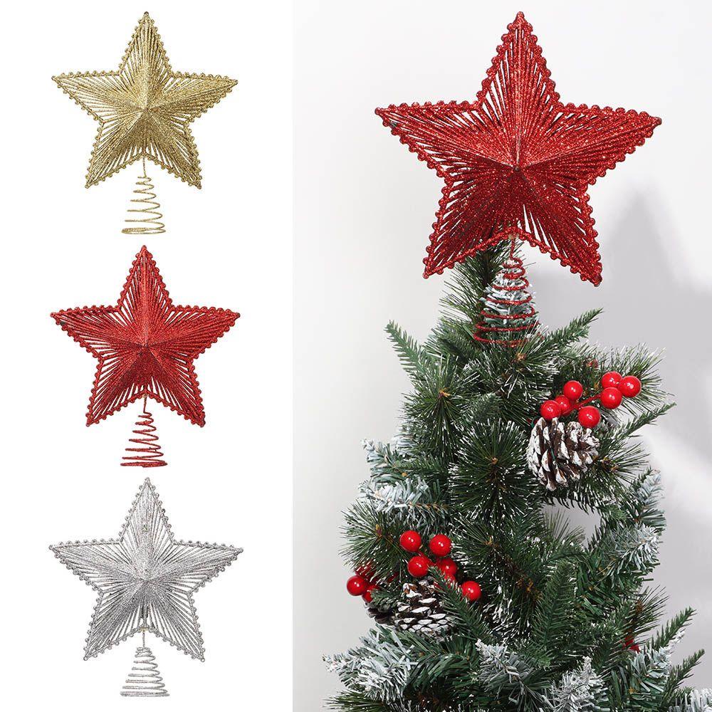 CONOPERY Ngôi Sao Năm Cánh Bằng Sắt Dùng Trang Trí Cây Thông Giáng Sinh