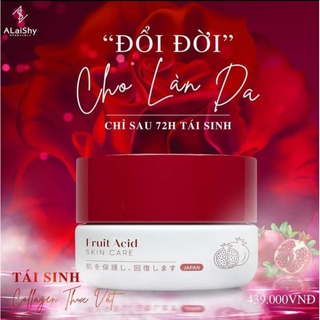 Tái sinh collagen thực vật Alaishy, Tái tạo da 72 giờ không sưng (peel da sinh học)