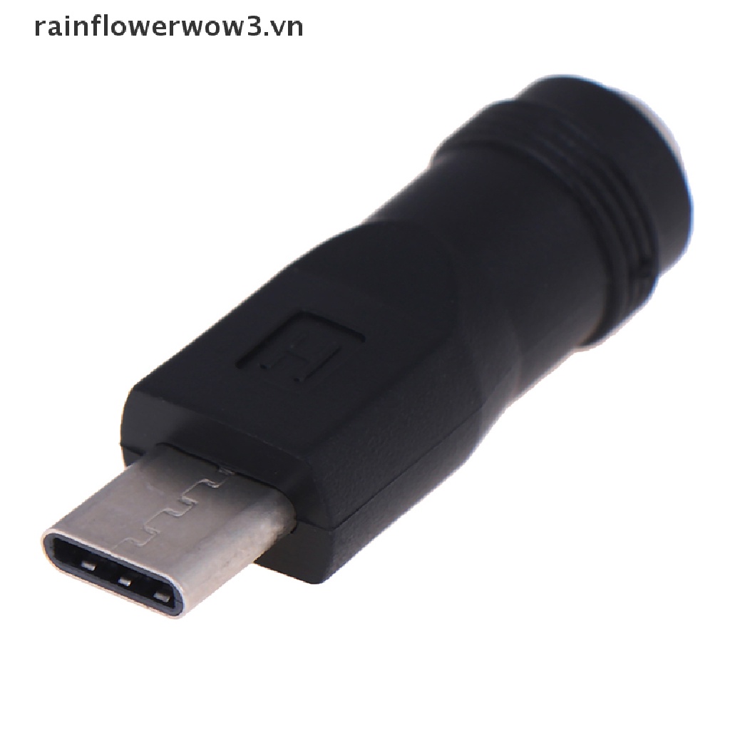 1 Giắc Cắm Chuyển Đổi 5.5 * 2.1mm Female Sang Type-C 3.1 Male 90 / 180 Độ DC