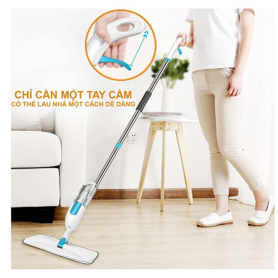 [Mã LIFEHLDEC giảm 10% đơn 99k] [LOCK&LOCK CHÍNH HÃNG] Cây lau nhà Lock&Lock dạng xịt nước ETM461