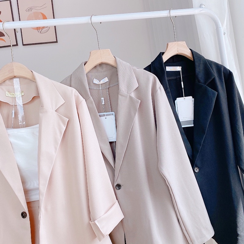 Blazer vạt xẻ 2 bên