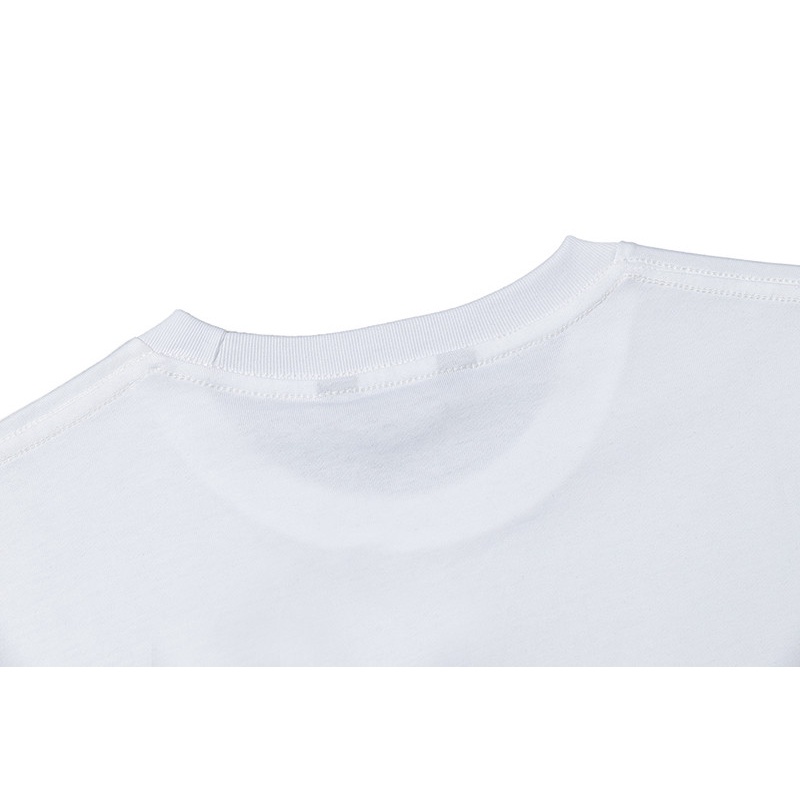 Áo Thun Cotton Tay Ngắn Dáng Rộng In Chữ Graffiti Màu Tím Plus Size Cho Nam Và Nữ